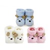 factory sale cute animal design soft short circle fleece baby socks indoor use floor baby sock shoes
