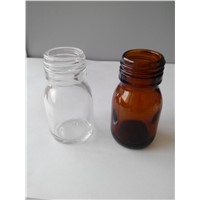 30ml Empty Clear Amber Pharmaceutical Glass Bottle Use for Drug