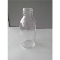 Pharmaceutical Moulded Glass Bottle with Plastic Cap