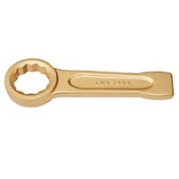 Non sparking construction striking ring wrench