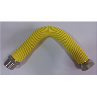 Stainless Steel Corrugated Extensible Hose -Uncoated /Yellow Coated