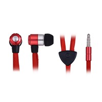2014 hottest selling colorful shoelace earphone with microphone