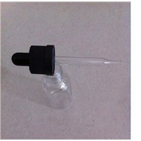 Wholesale 30ml PET Plastic E-liquid bottle With Glass Sharp Dropper And Childproof Cap  For E-juice
