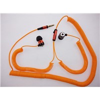 New metal earphone with 5 meters telephone cable
