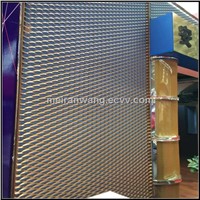 aluminium building facade expanded mesh