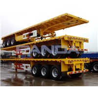 3 axles flatbed truck trailer for sale