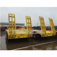 3 axles lowbed truck trailer for sale