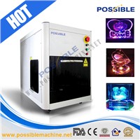 Low price Possible 3D crystal laser engraving machin with 3D camera