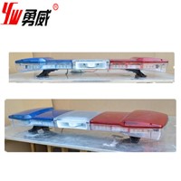 DC12V/24V red/amber/blue color police led roof light bar