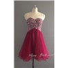 Burgundy Wine Red Tulle Short Homecoming Dress, Prom Dress, Cocktail Dress, Dance Party Dress