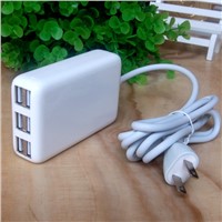 Factory wholesale Multi USB charger Home Wall Charger for iPhone iPad