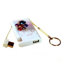 Newest unique design external battery charger portable keychain power bank cahrger for iPhone5s/6