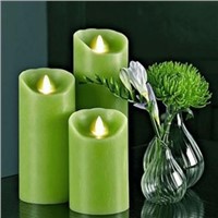 moving wick led flameless candle with timer flameless led candles