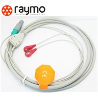 Medical Cable,lemo plastic connector with cable, ecg cable