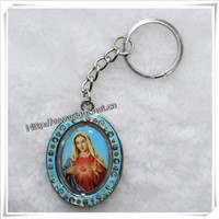 Wholesale Promotional Metal Keyring ,Virgin Mary Key holder (IO-ck071)