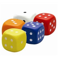 Promotion Gift Creative Product Dice Relief Stress Ball Customed Logo