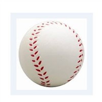 Promotion Gift Creative Product PU Baseball Shape Relief Stress Ball Customed Logo