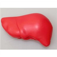 Promotion Gift Creative Product PU Liver Shape Relief Stress Ball Customed Logo