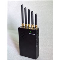 3W Handheld Phone Jammer & WiFI Jammer & GPS Jammer with Cooling fan