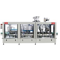 Bottle Washing, Filling, Capping, Sealing Four Line Packaging Machinery