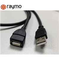 USB connector with cable male female gender