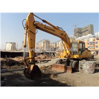 Hyundai used wheel hydraulic  excavator  210-5