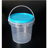 Clear Packaging Bucket &amp;amp; Jar ,Honey Packing Container with colorful Lid