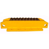 Steel chain roller skids applied on moving and handling works