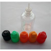 30ML PET Plastic E-liquid Clear Bottle E-cig Childproof Cap Bottle Long Thin Tip Bottle For  E-juice