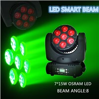 7*15w Osram Ostar 4 in 1 Rgbw LED Moving Beam Lights