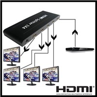 HDMI splitter 1 in 4 out, support 3D , 4Kx2K