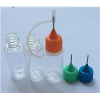 Long-Term  Plastic PET Metal Thin Tip Dropper Bottle 10ML Empty Oil Bottle Colorul Cap Bottle