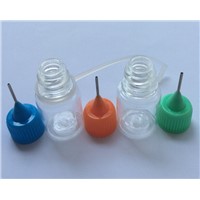 New Design PET Plastic 5ML Small Capacity Clear Bottle For E-juice Metal Needle Tip Bottle For E-cig