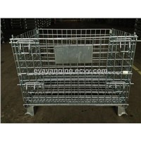 Standard foldable warehouse storage cages