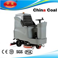GM110BT85 Two Brushes auto cordless ride on floor scrubber industrial cleaning machine