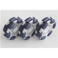 100mm Aluminum Double Omni wheel with bearing rollers
