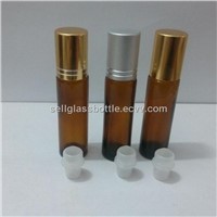 10ml Amber Perfume Roll On Bottle With Cap And Roller