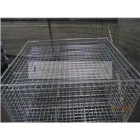 Evergreat folding warehouse cages with partition deck