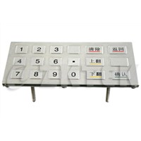 industrial metal numeric keypad (MKP2150B, 150 mm x 74 mm)