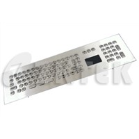industrial metal keyboard with touchpad and numeric keypad (MKDN2559, 370.0mm x 87.0mm )