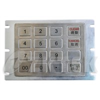 industrial metal numeric keypad (MKP2121, 120 mm x 90 mm)