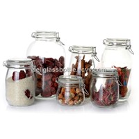 air tight glass jar for food