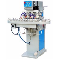 4-Color Pad Printing Machine with Conveyer