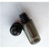 Wholesale Black 10ml PET Translucent Bottle For E-liquid High Quality Plastic Child Safty Cap Bottle