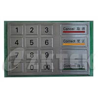 industrial metal numeric keypad (MKP2160, 160 mm x 102 mm)