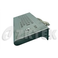 workstation industrial metal keyboard with function keys (MWS2810, 440.0mm x 175.0mm x 80.0mm)