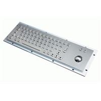 industrial metal keyboard with trackball (MKT2662, 392.0mm x 110.0mm)