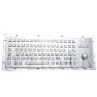 industrial metal keyboard with function keys (MKTF2665L, 392.0mm x 135.0mm)