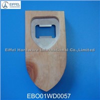 Simple bottle opener with wood handle(EBO01WD0057)