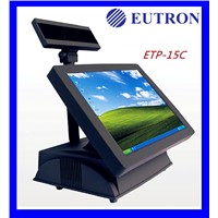 touch screen pos system, 15'' touch screen monitor